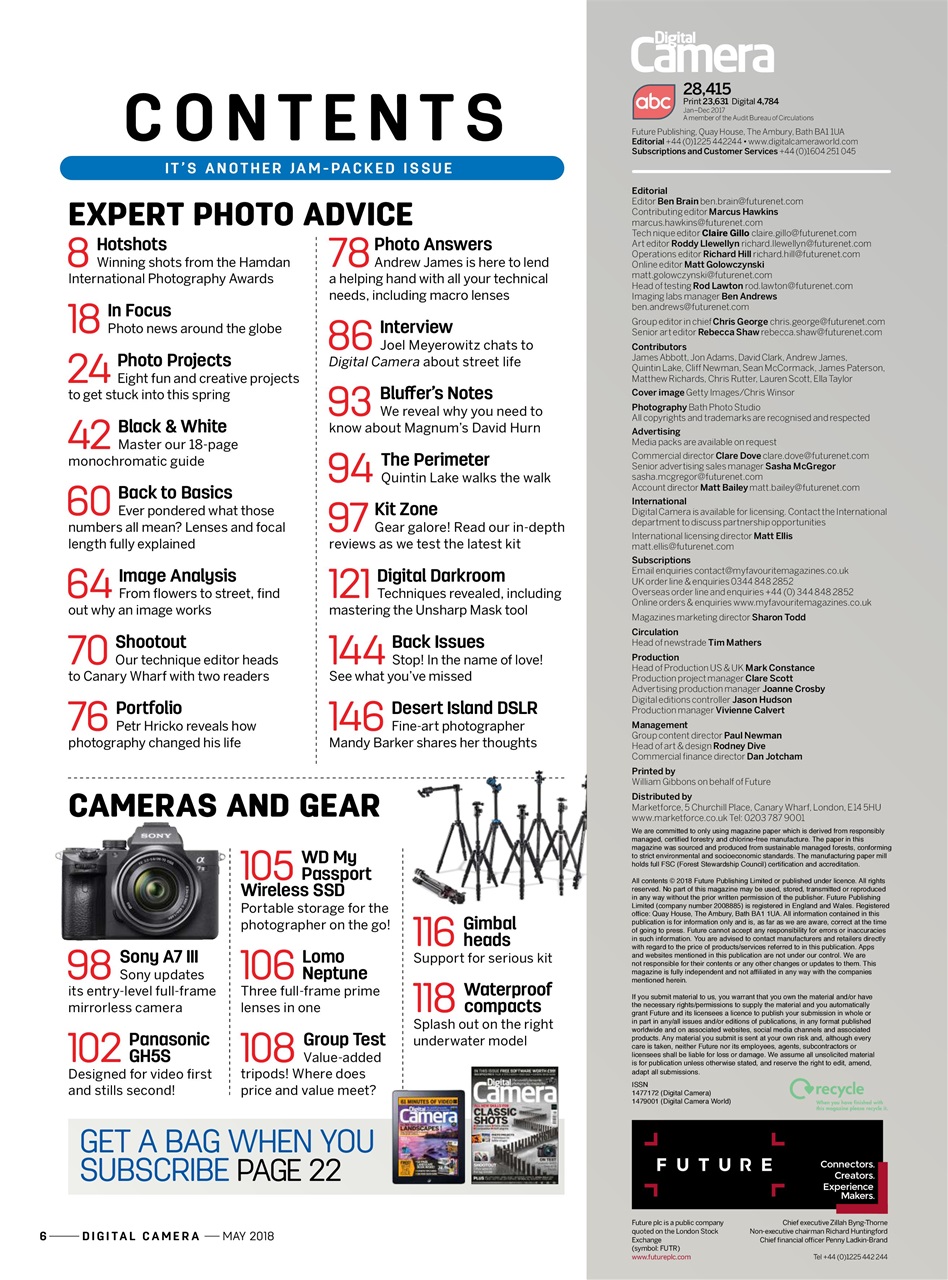 Digital Camera Magazine Preview Pages