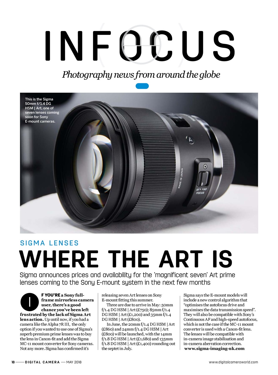 Digital Camera Magazine Preview Pages