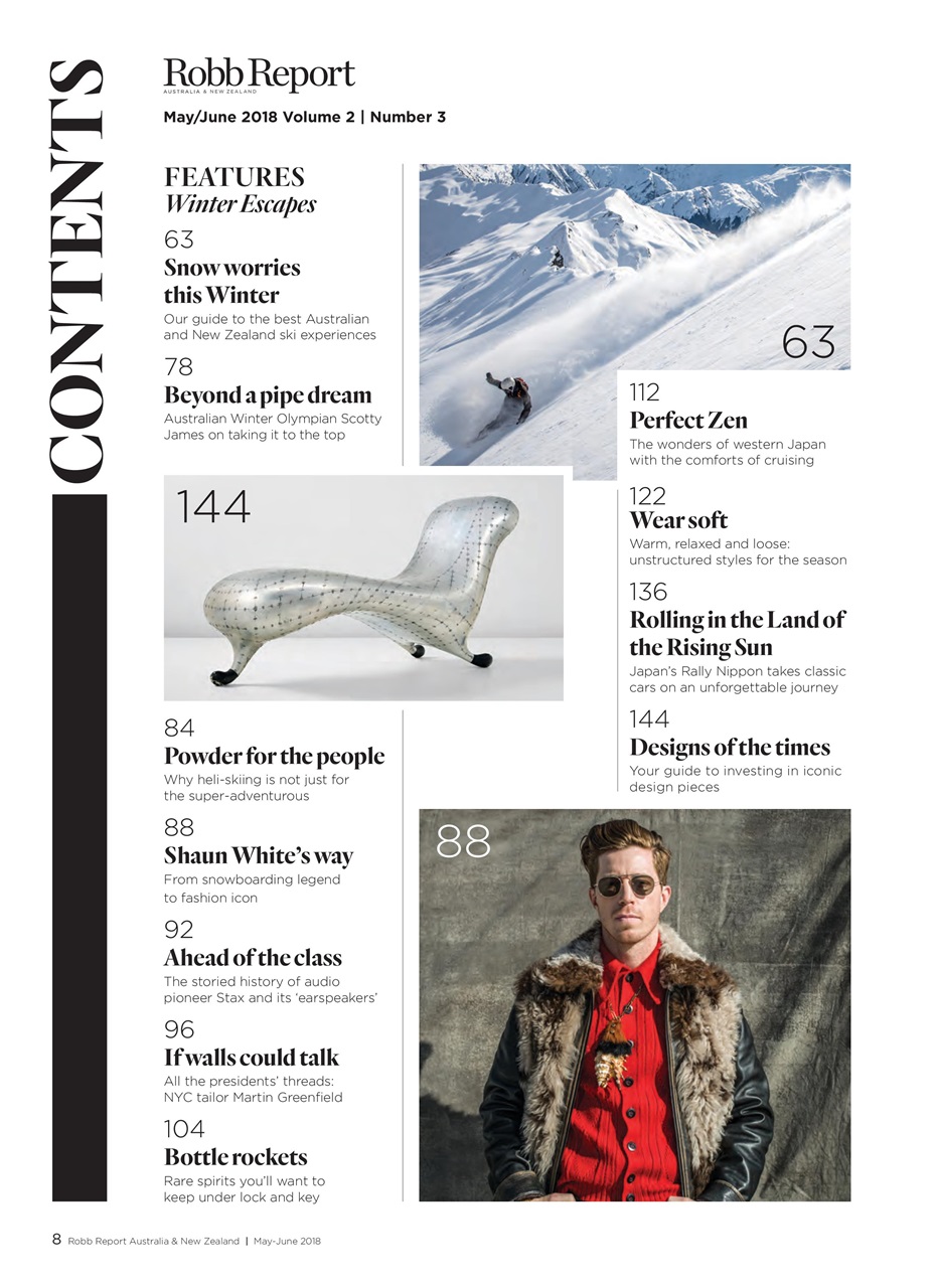 Robb Report Australia & New Zealand Preview Pages