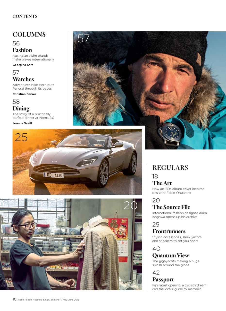 Robb Report Australia & New Zealand Preview Pages