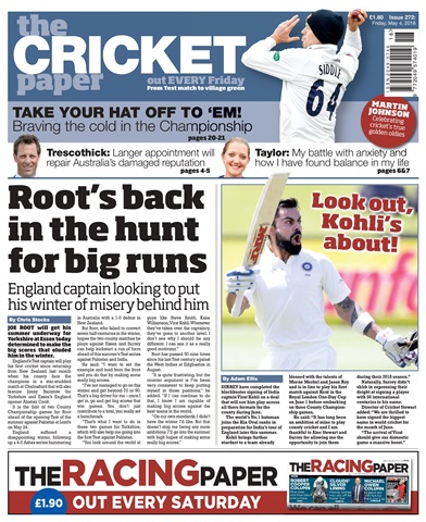 The Cricket Paper issue 4th May 2018