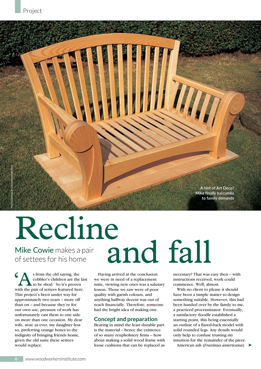 Woodworking Crafts Magazine Preview Pages