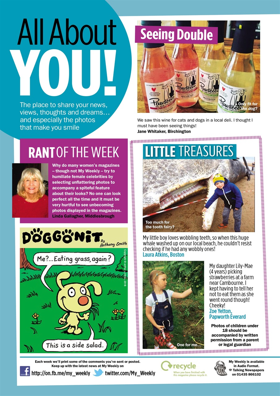 My Weekly Preview Pages