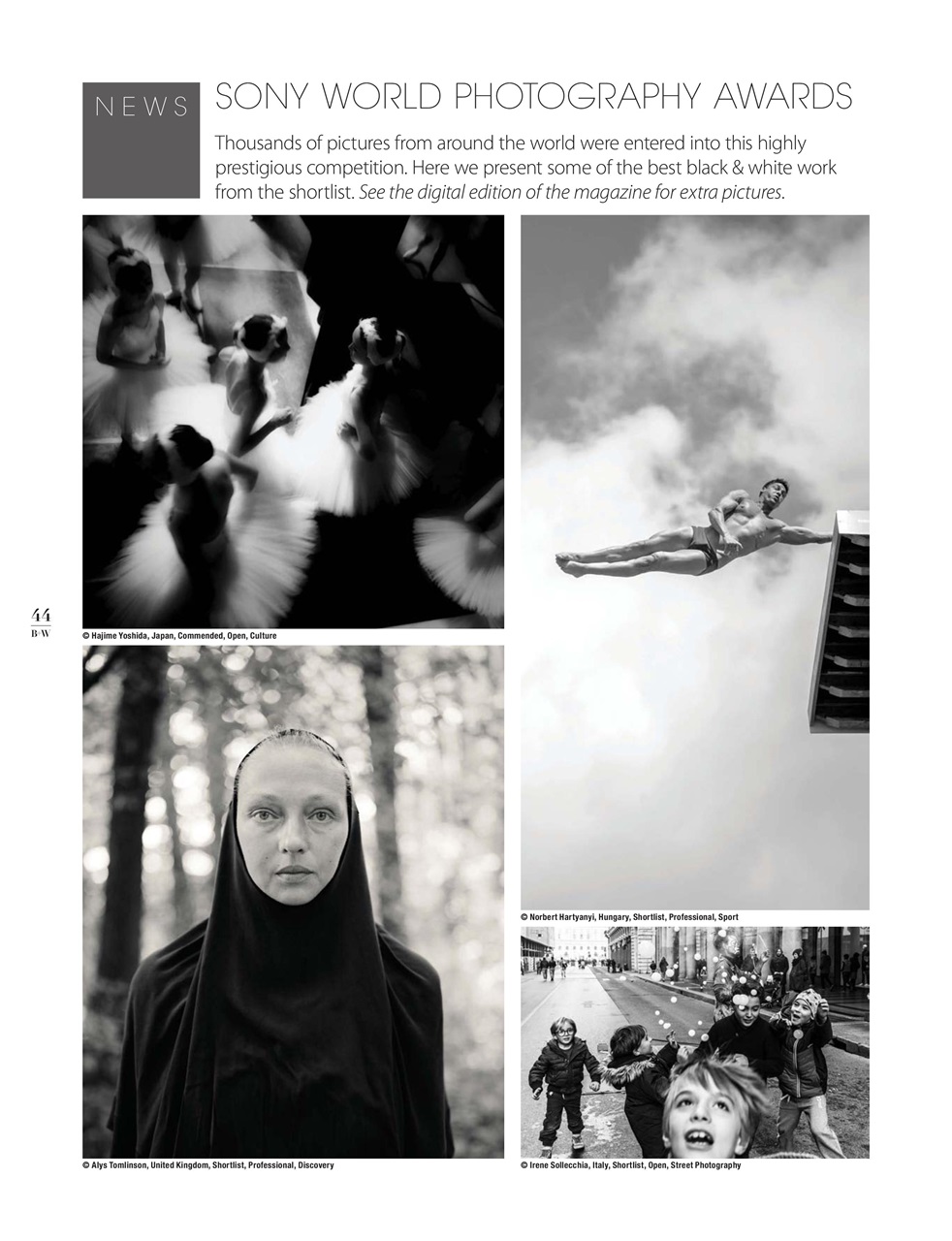Black+White Photography Preview Pages
