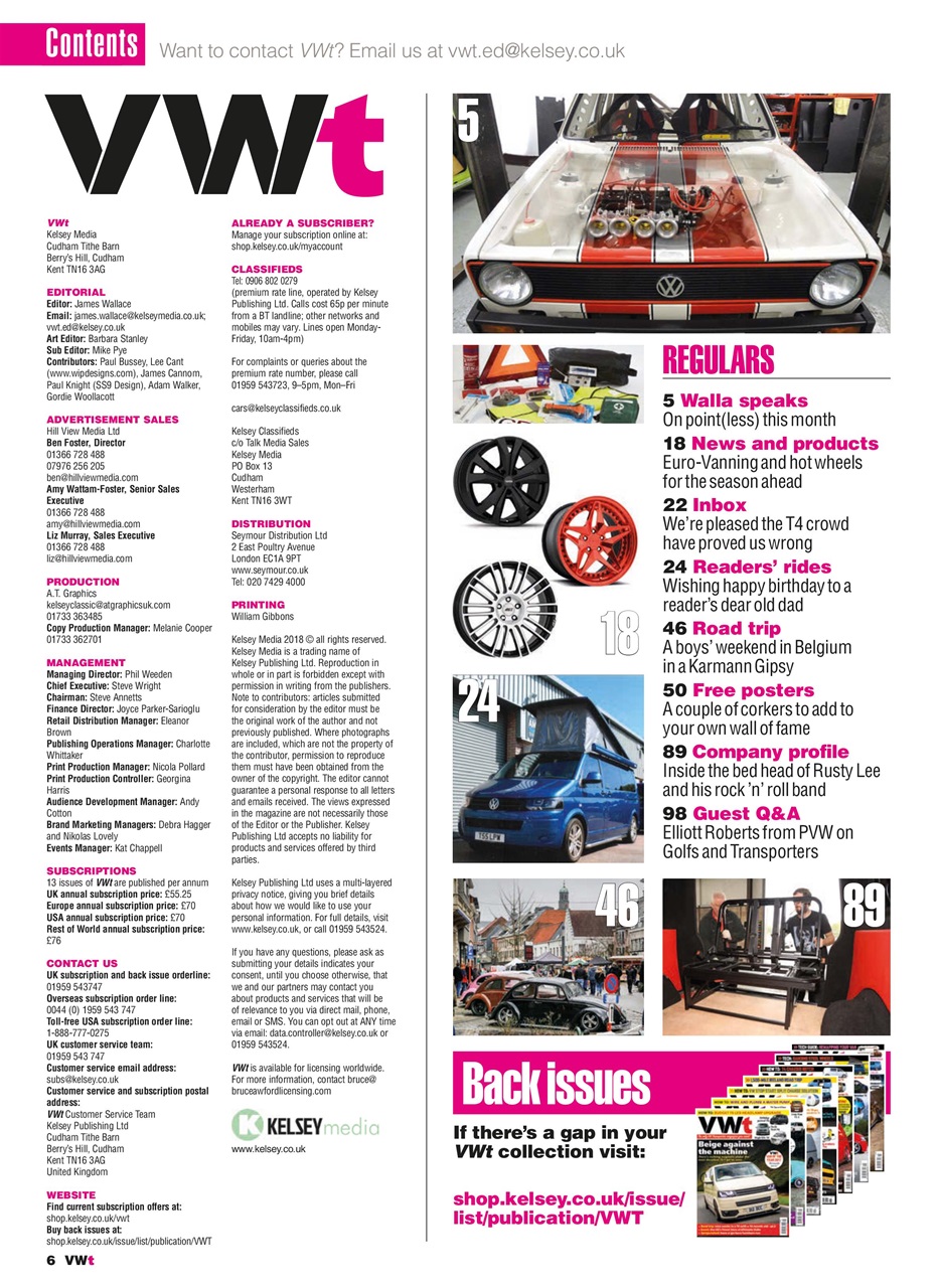 VWt Magazine Preview Pages