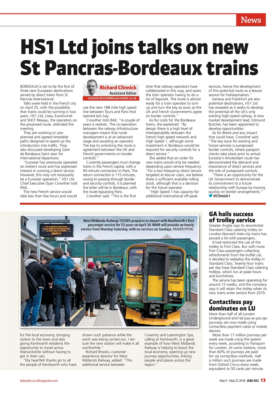 Rail Preview Pages