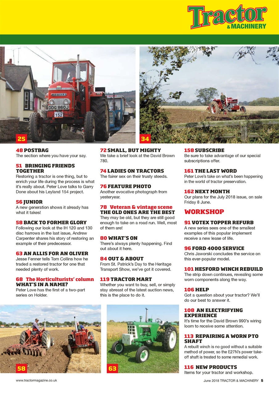 Tractor & Machinery Preview Pages