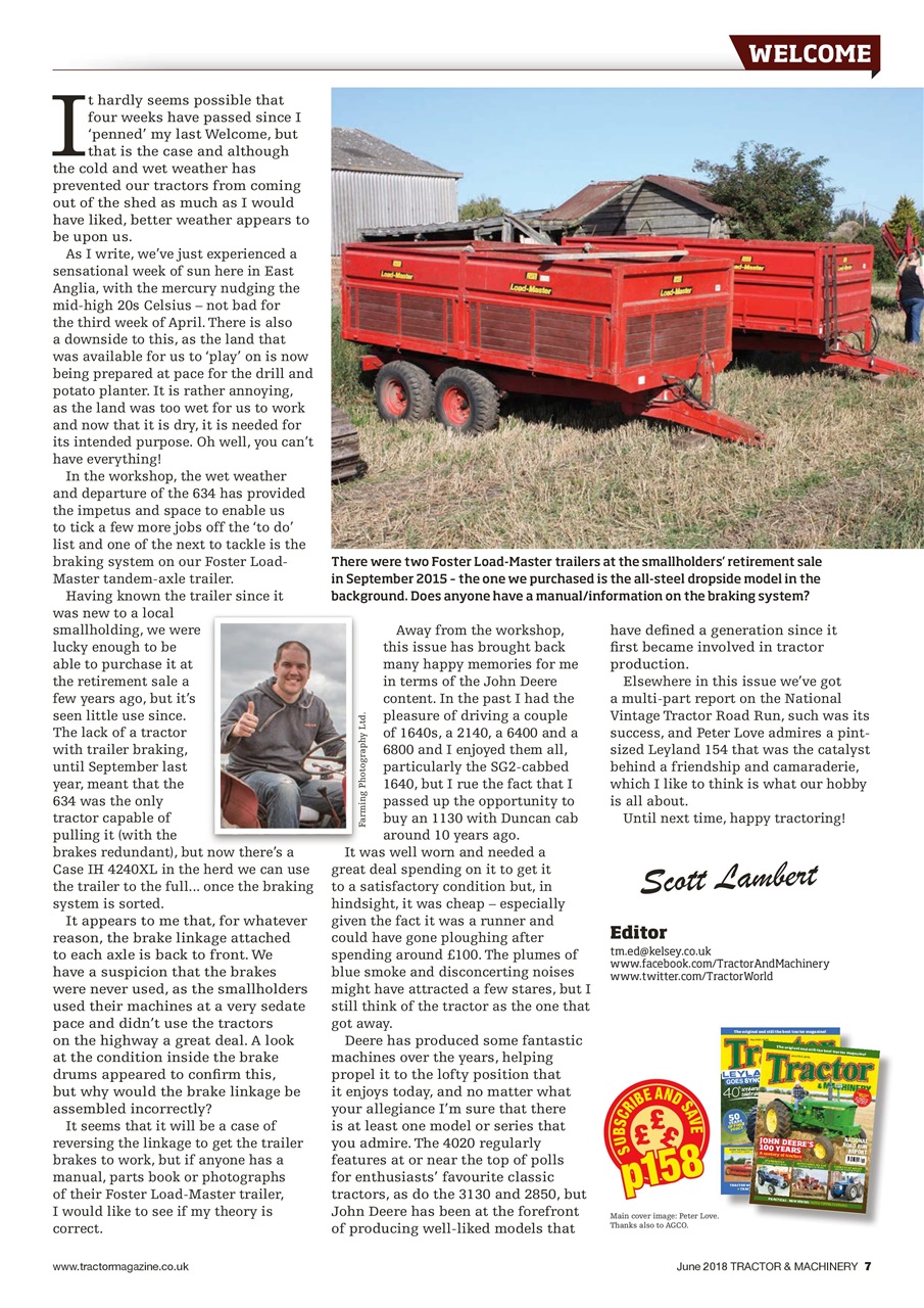 Tractor & Machinery Preview Pages