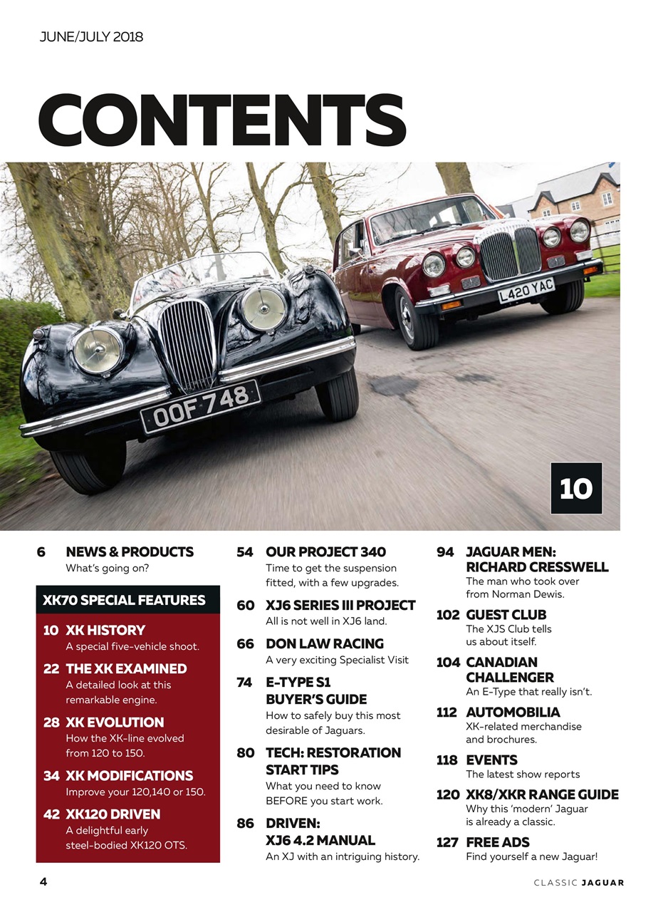 Classic Jaguar Preview Pages