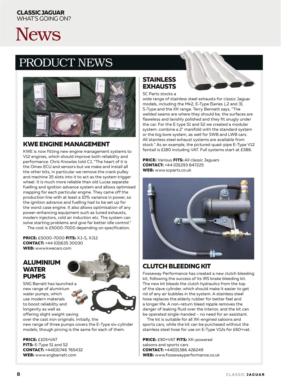 Classic Jaguar Preview Pages