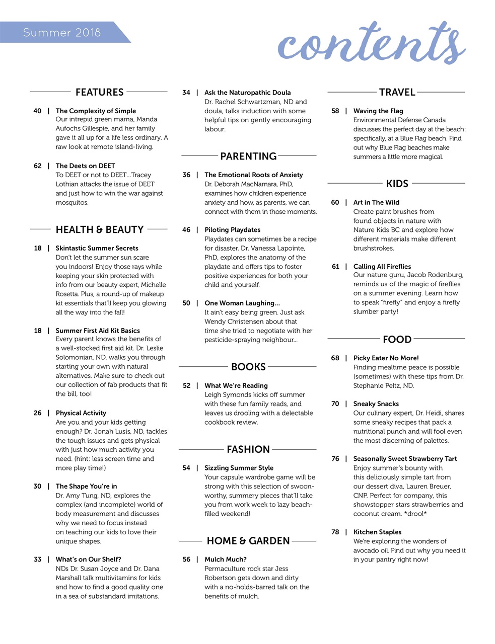 Ecoparent Magazine Preview Pages