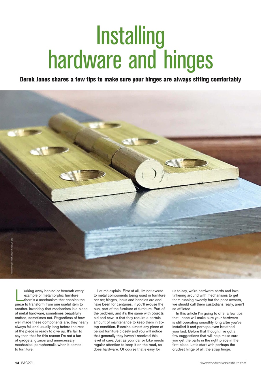Furniture & Cabinetmaking Preview Pages