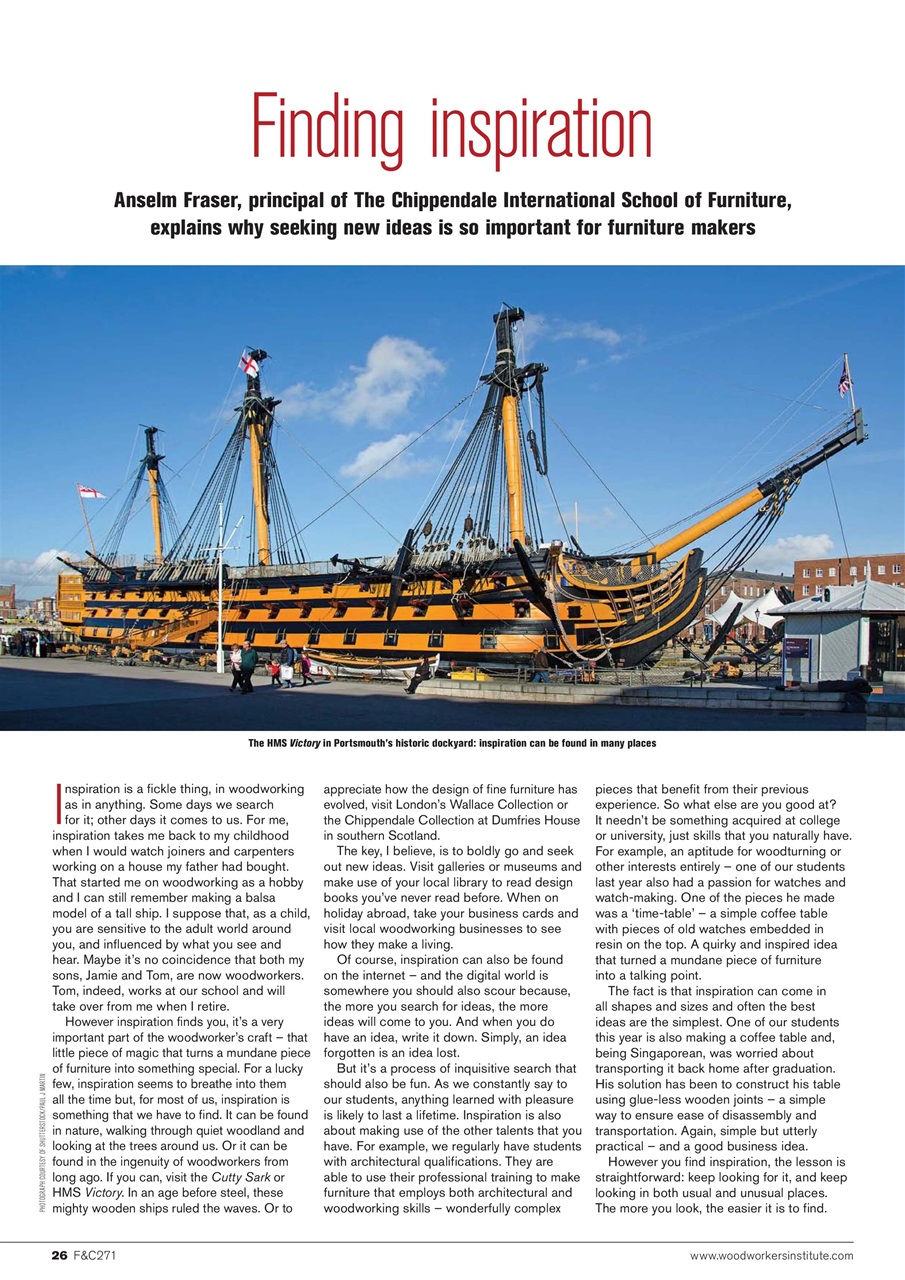 Furniture & Cabinetmaking Preview Pages