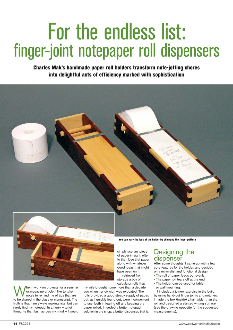 Furniture & Cabinetmaking Preview Pages