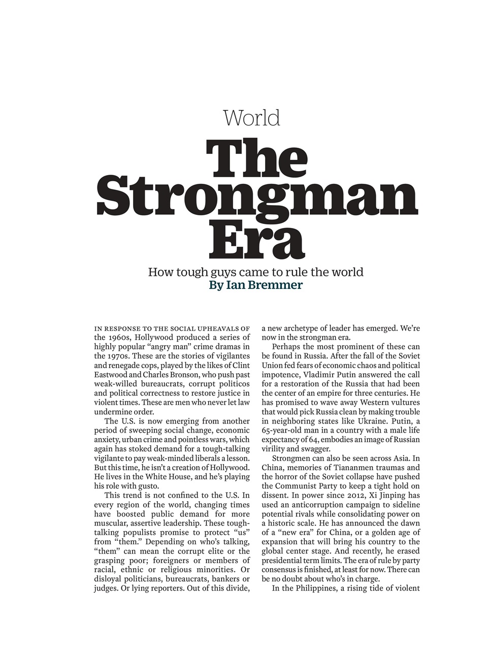 TIME Magazine Europe Preview Pages