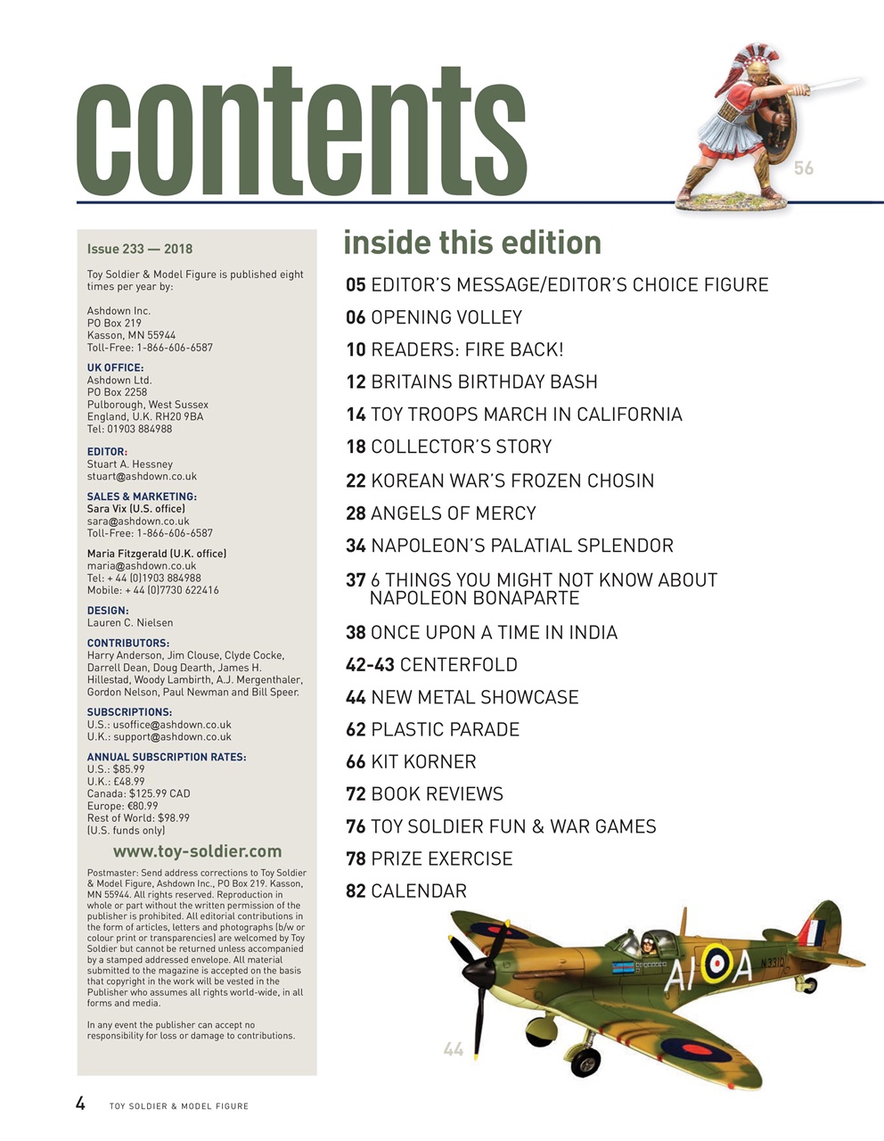 Toy Soldier & Model Figure Preview Pages
