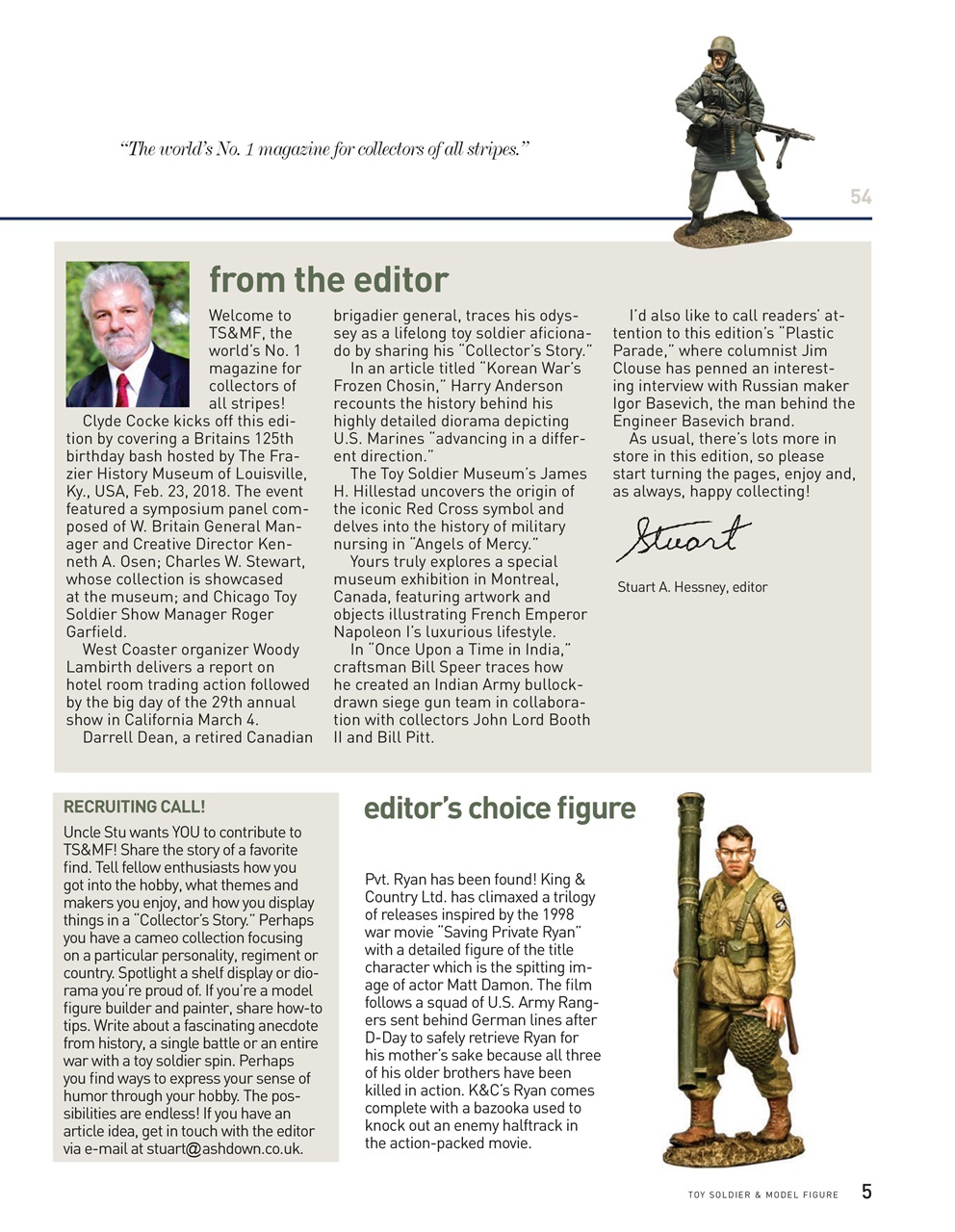 Toy Soldier & Model Figure Preview Pages