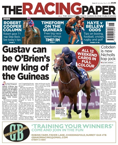 The Racing Paper issue 4th May 2018