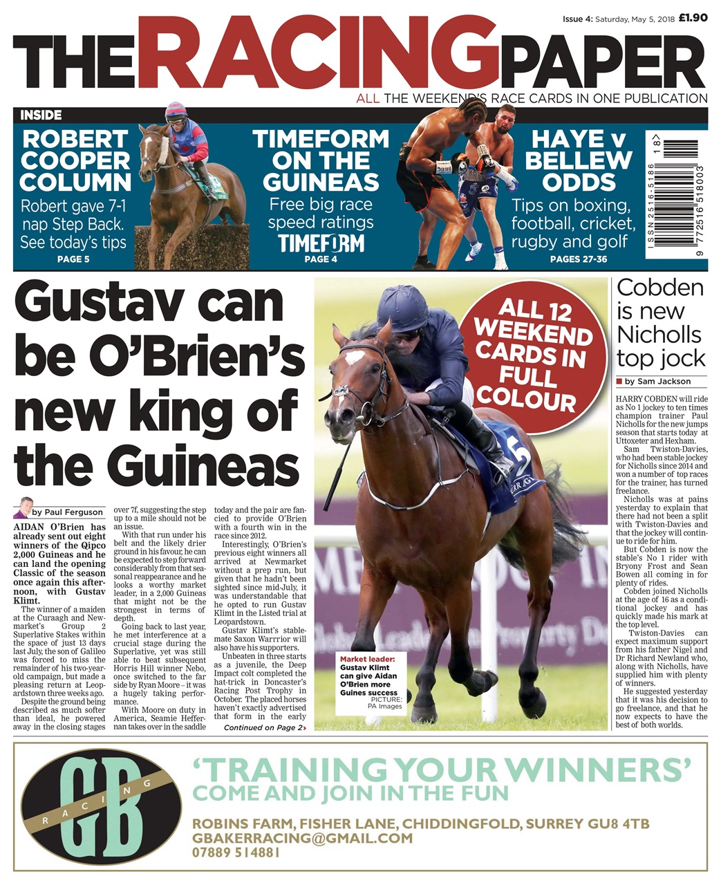 The Racing Paper Preview Pages