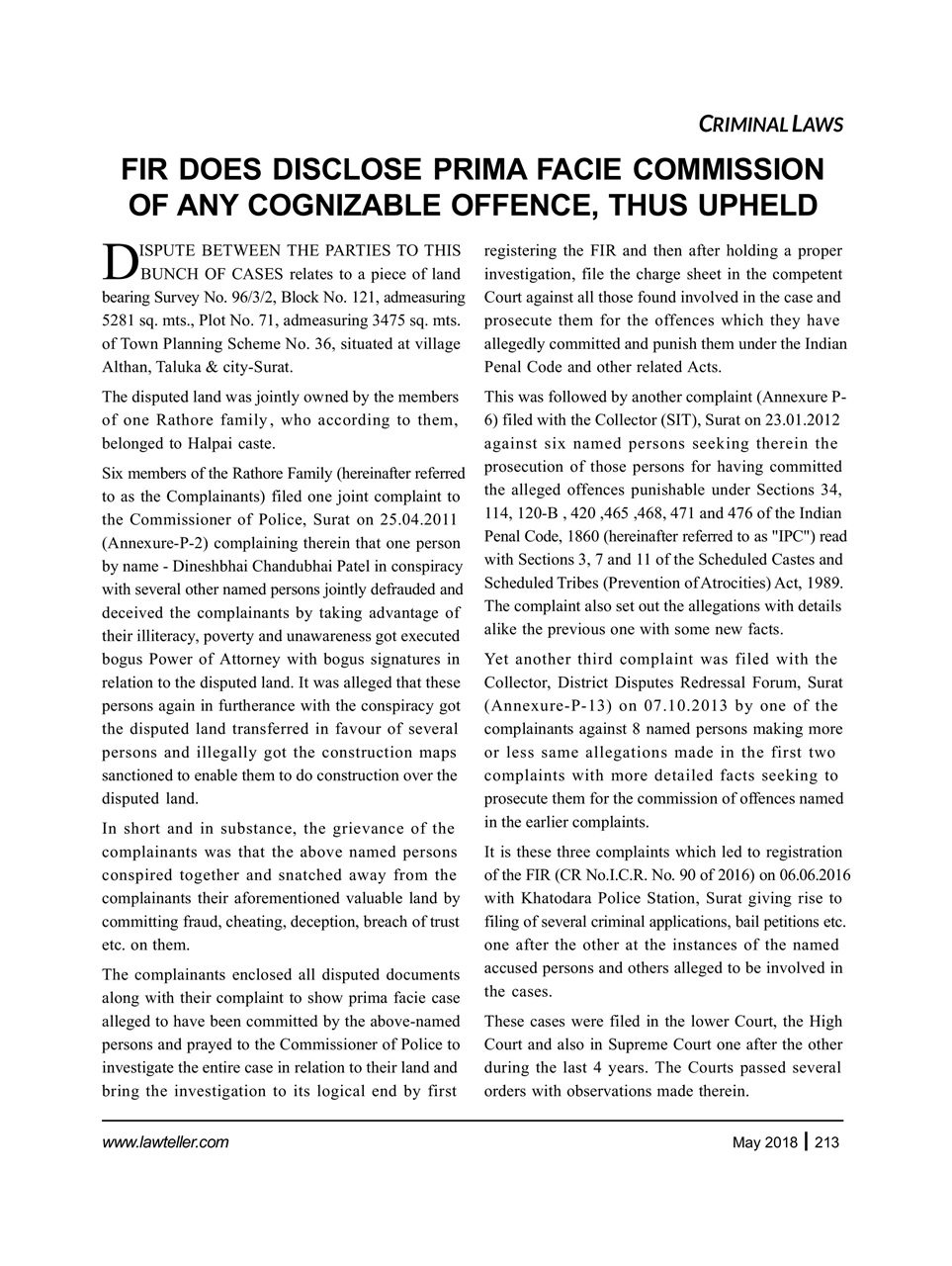 Lawteller – A Legal Awareness Magazine Preview Pages