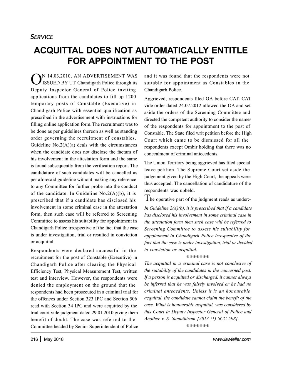 Lawteller – A Legal Awareness Magazine Preview Pages