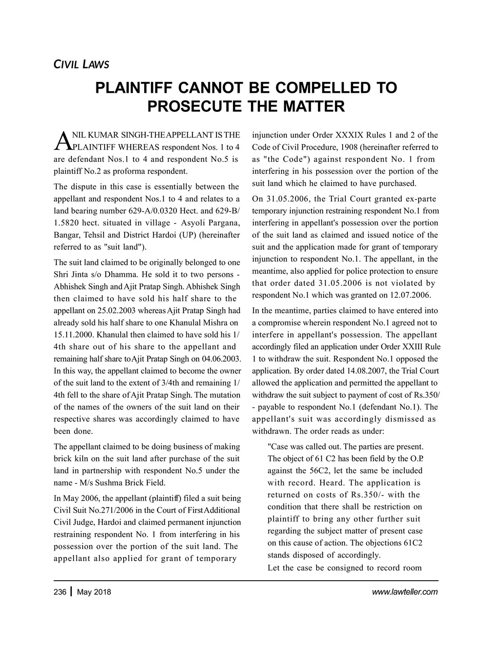Lawteller – A Legal Awareness Magazine Preview Pages