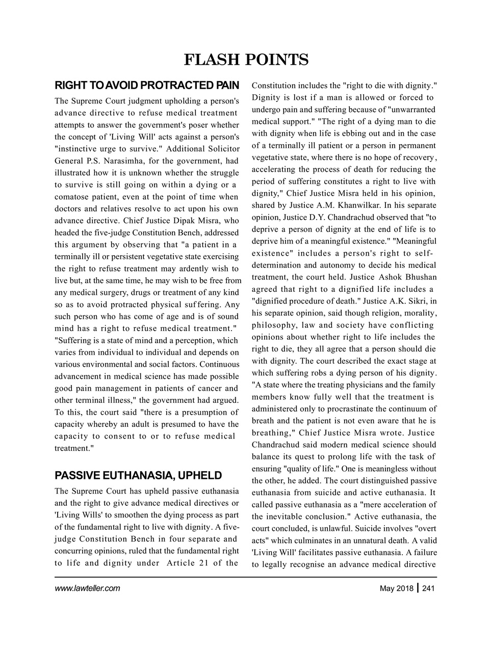 Lawteller – A Legal Awareness Magazine Preview Pages