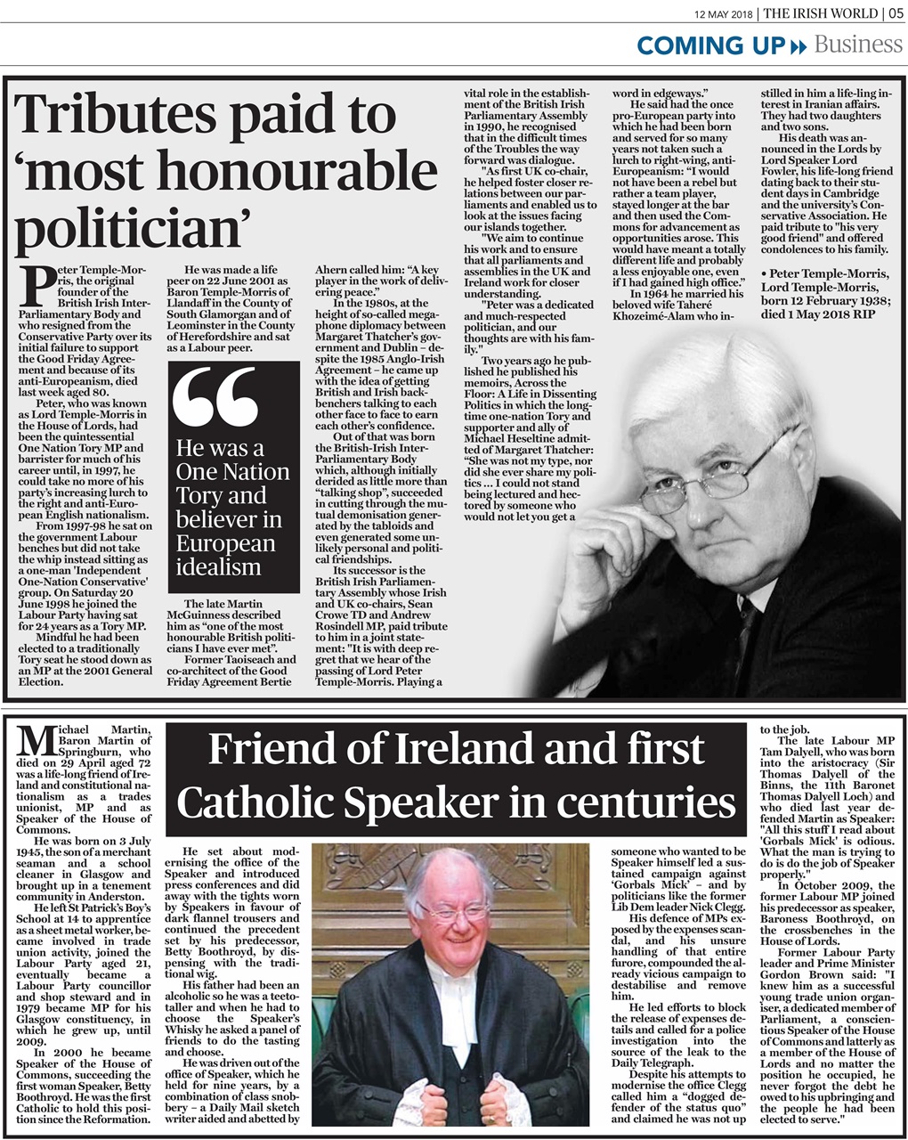 Irish World Preview Pages