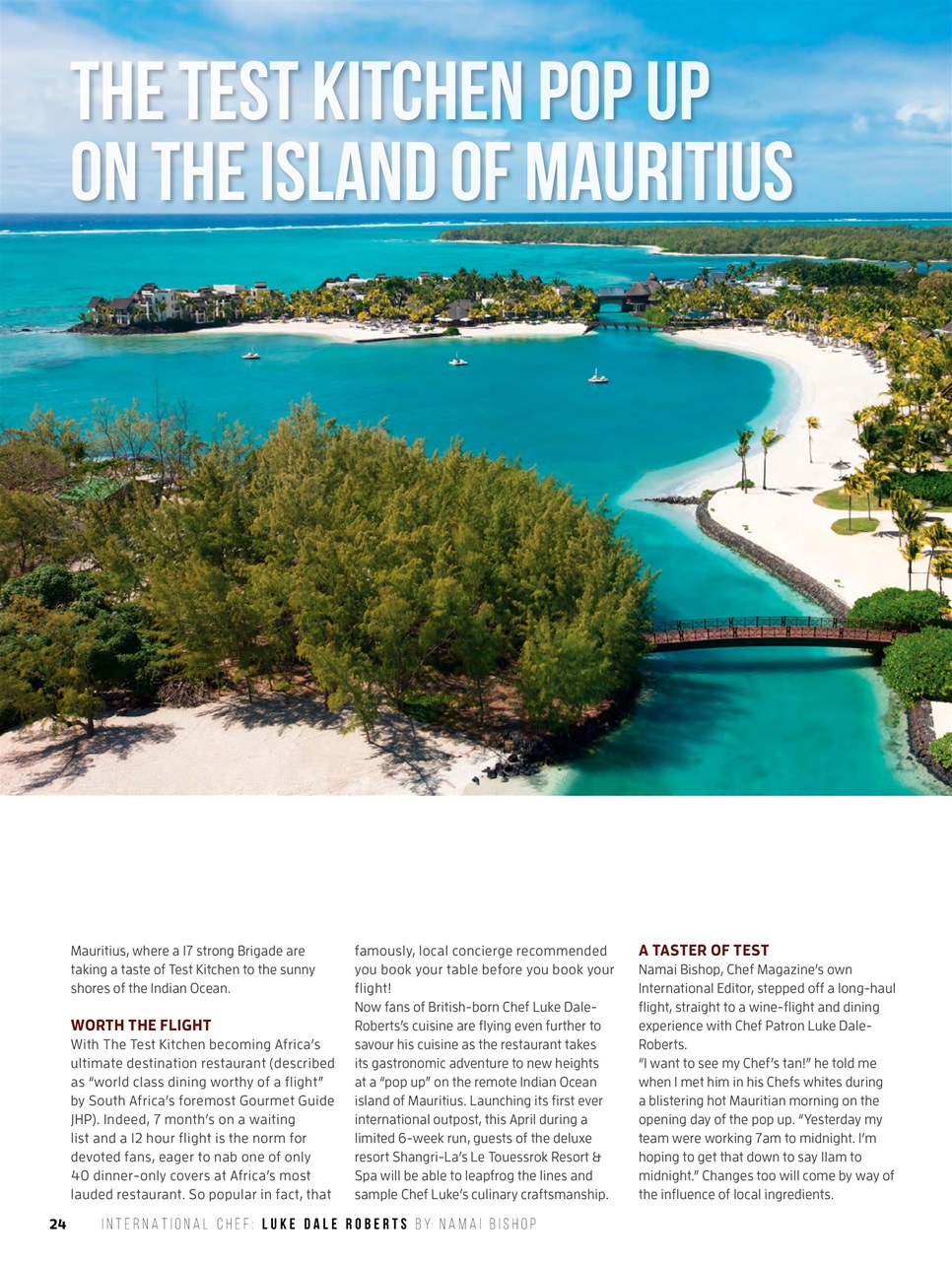 Chef & Restaurant Magazine Preview Pages