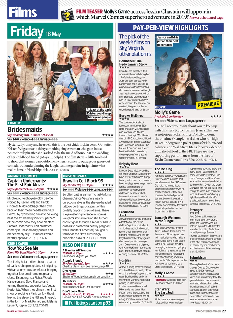 TV & Satellite Week Preview Pages