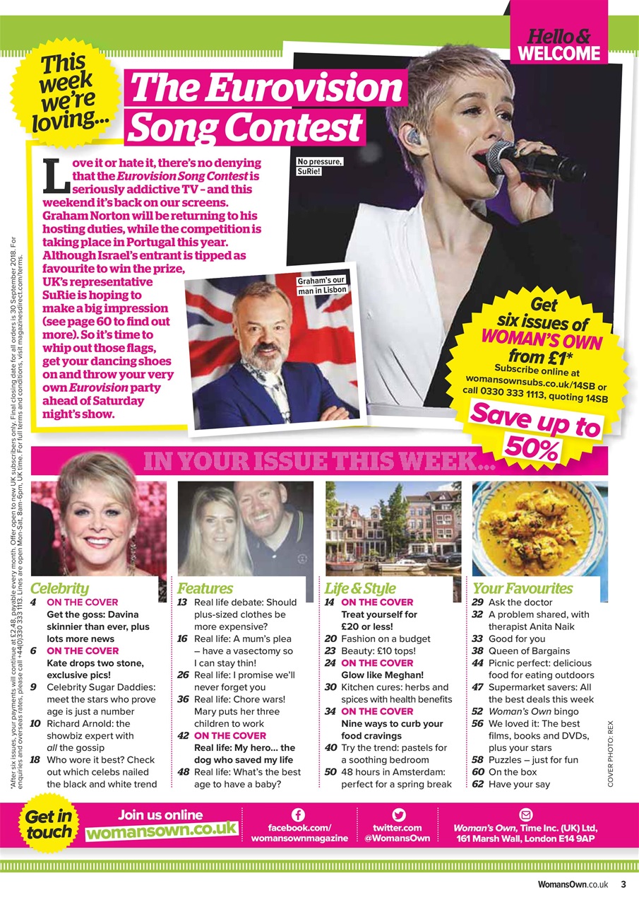 Woman's Own Preview Pages