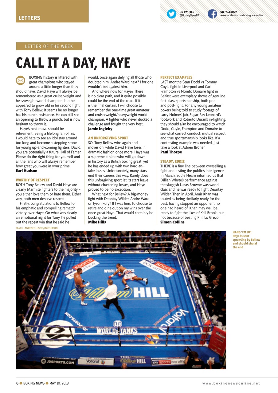 Boxing News Preview Pages
