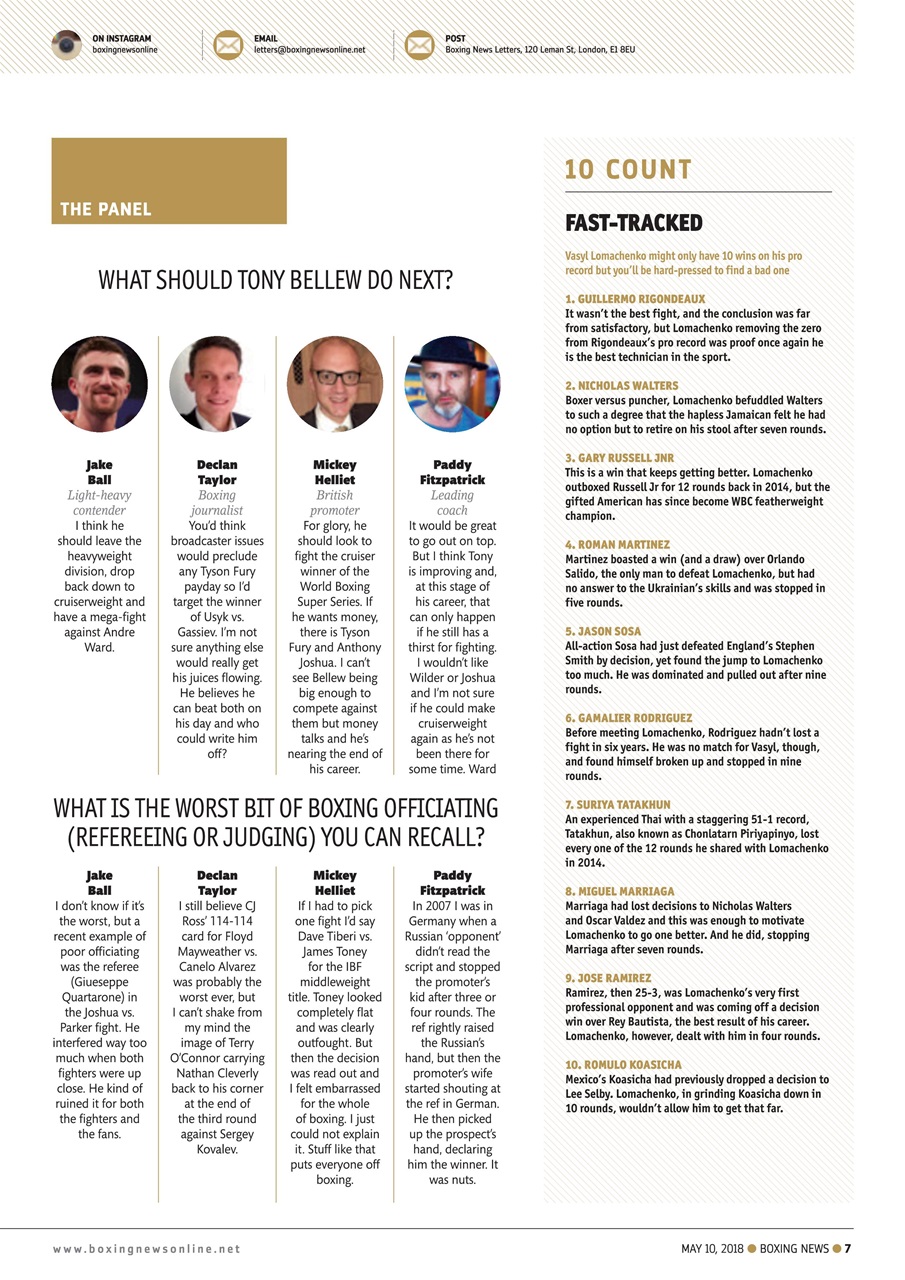 Boxing News Preview Pages