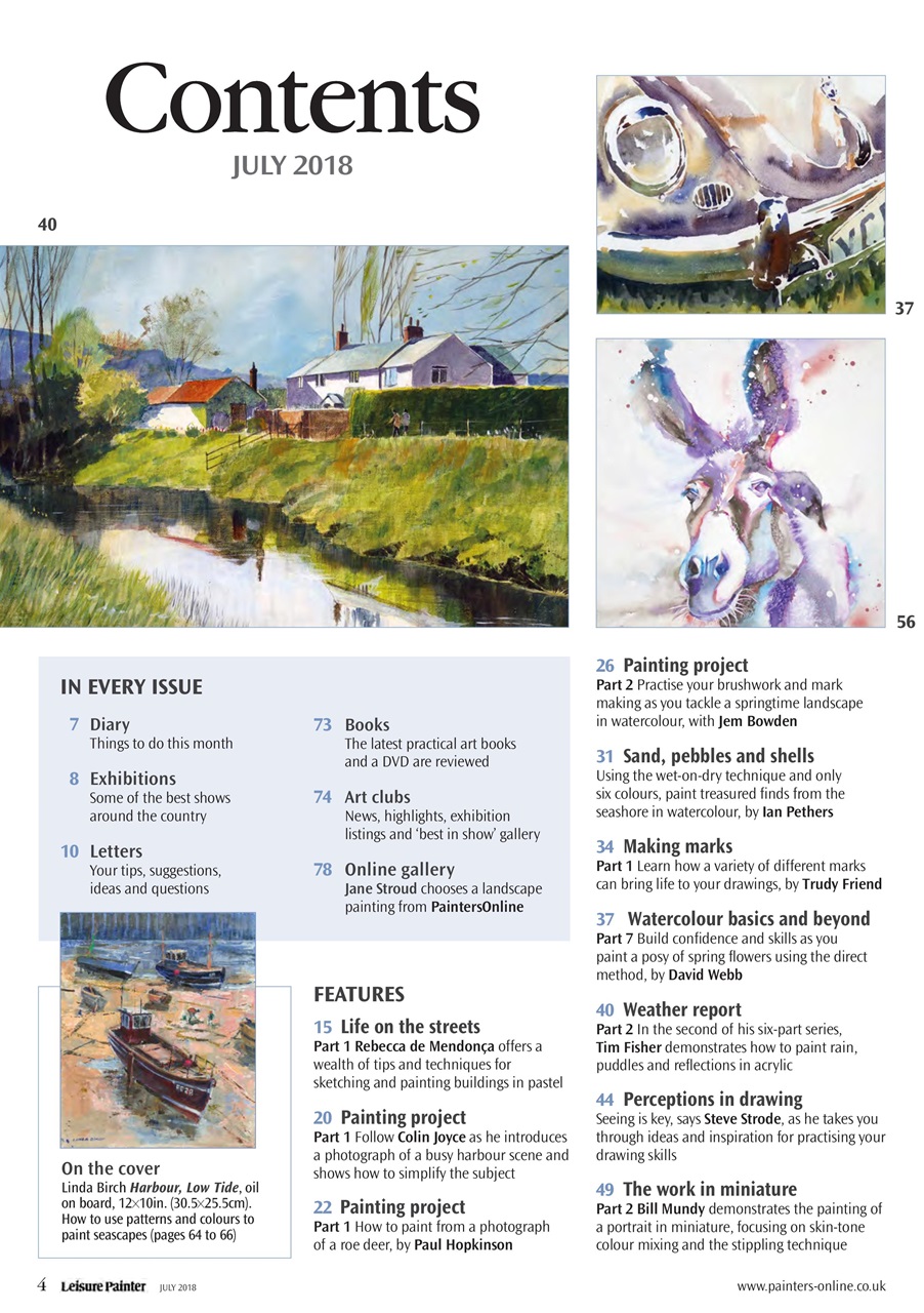 Leisure Painter & The Artist Preview Pages