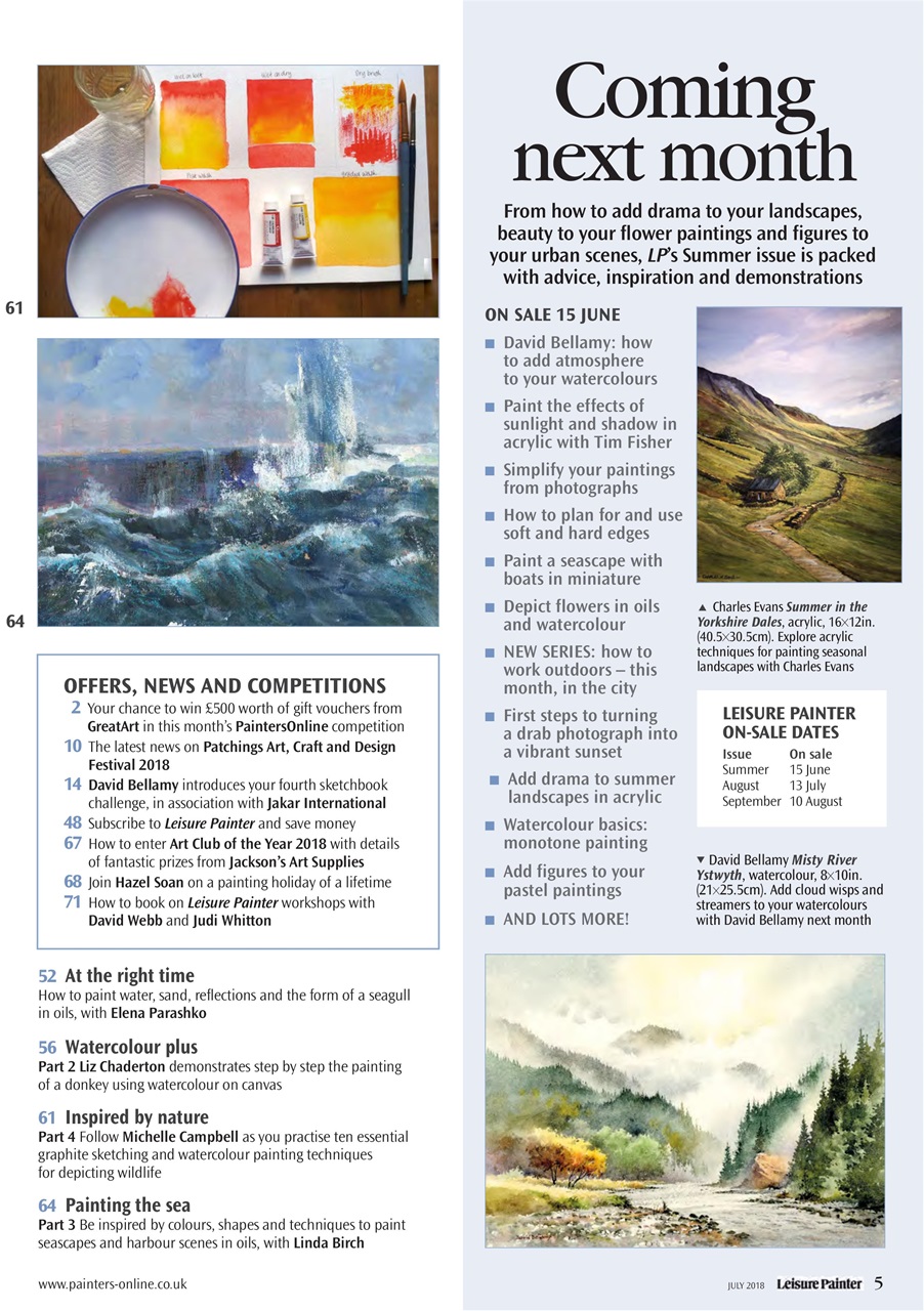 Leisure Painter & The Artist Preview Pages