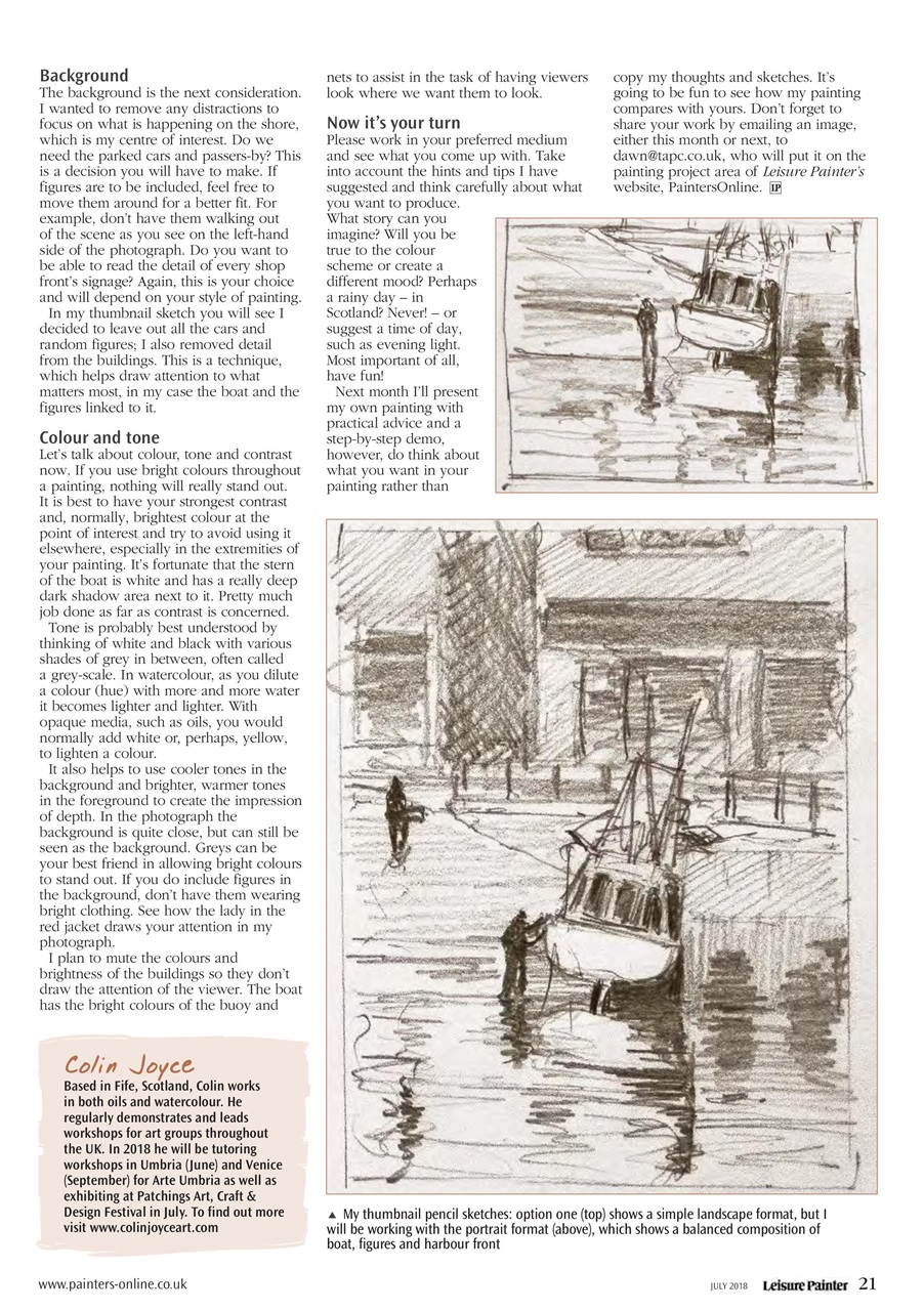 Leisure Painter & The Artist Preview Pages