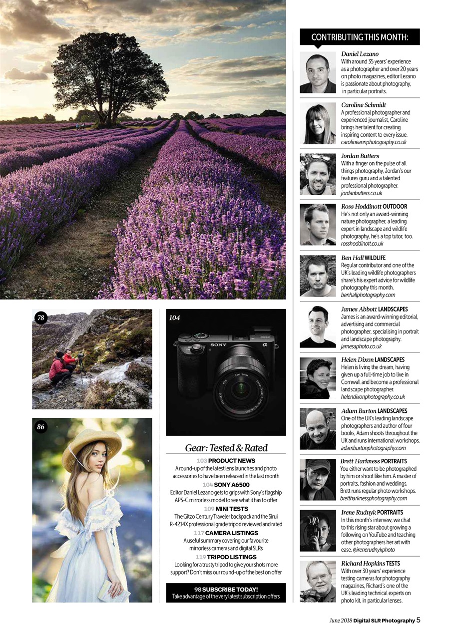 Digital SLR Photography Preview Pages