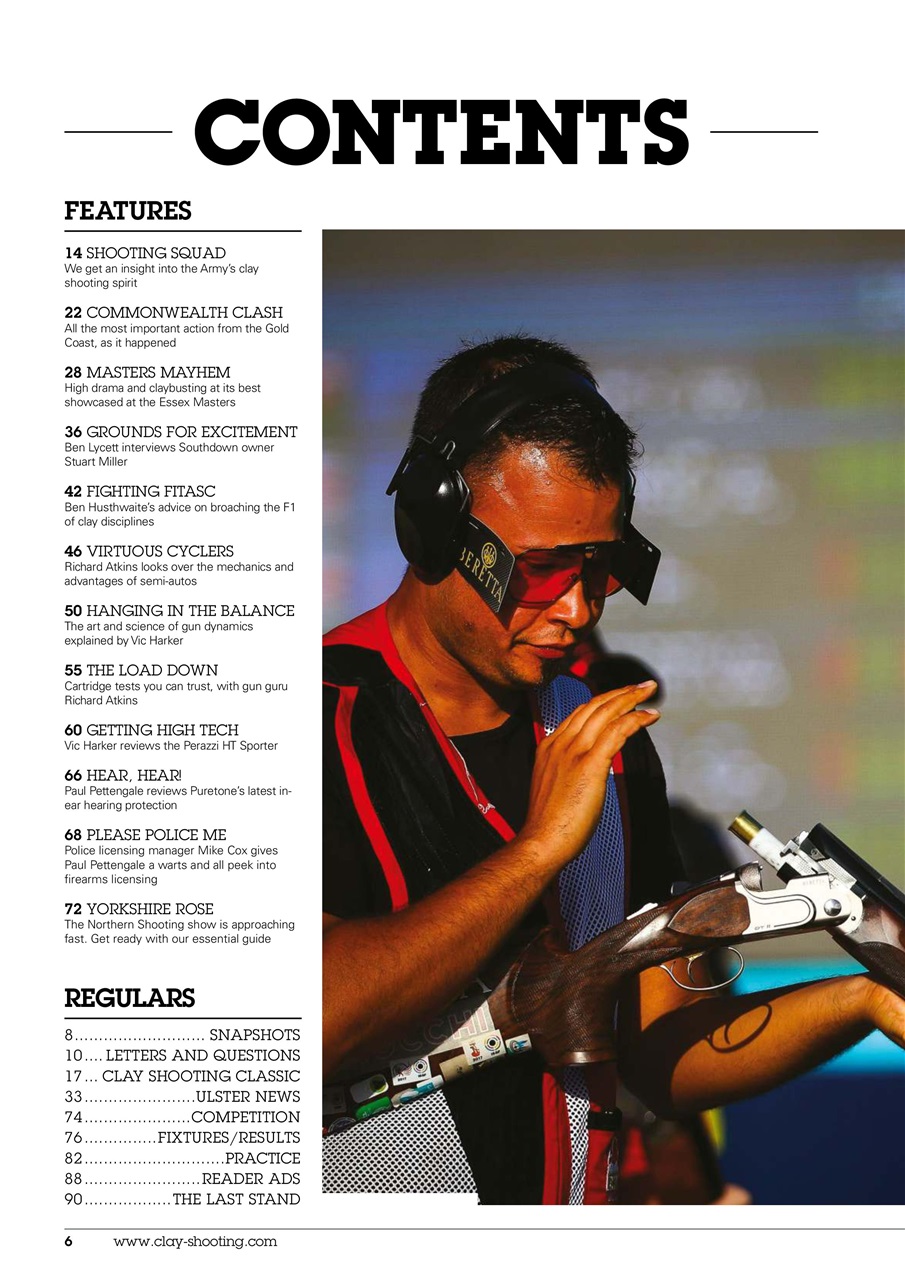 Clay Shooting Preview Pages