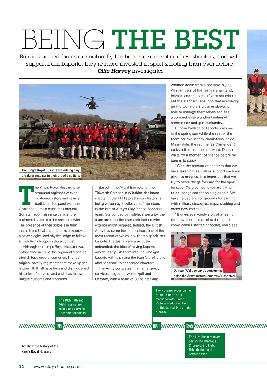 Clay Shooting Preview Pages