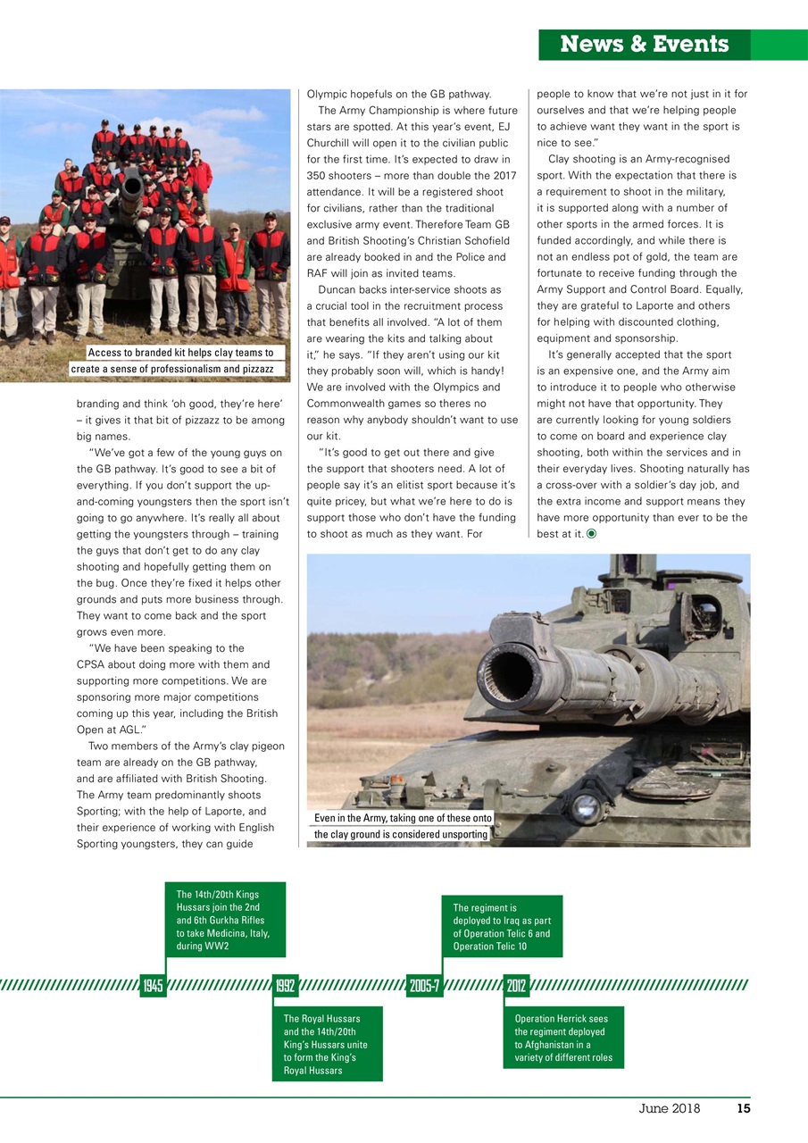 Clay Shooting Preview Pages