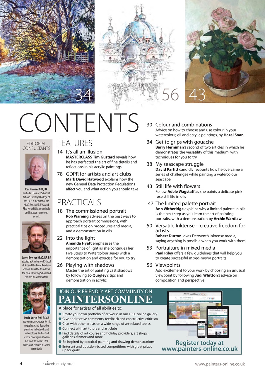 The Artist Preview Pages