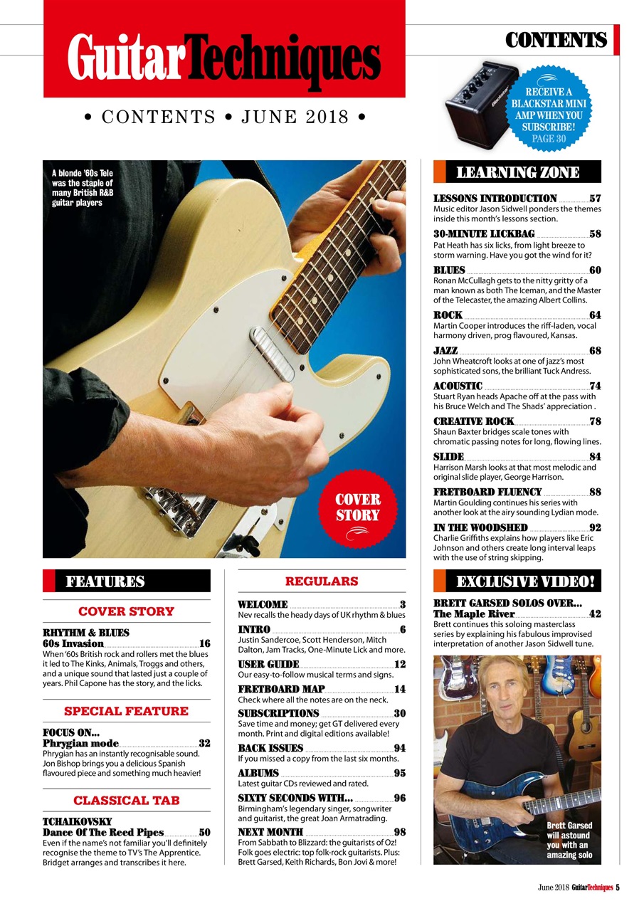 Guitar Techniques Preview Pages