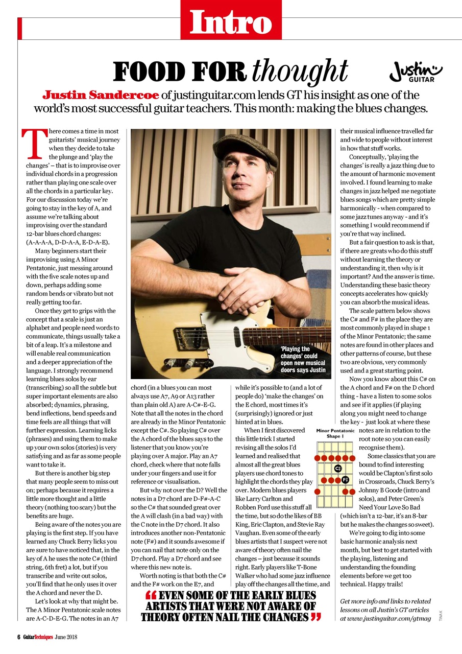 Guitar Techniques Preview Pages