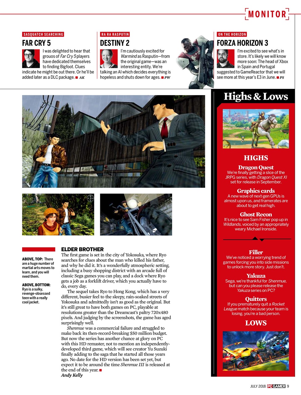 PC Gamer (US Edition) Preview Pages