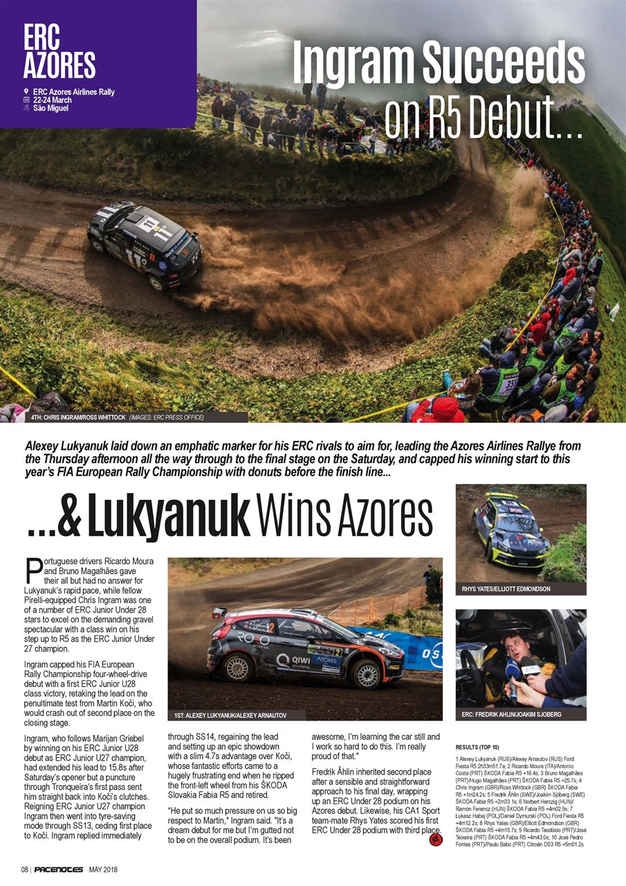 Pacenotes Rally magazine Preview Pages