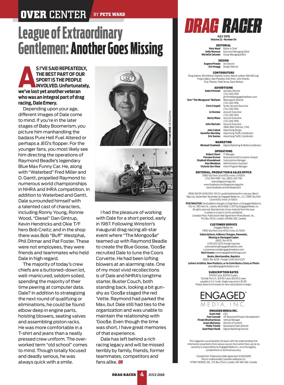 Drag Racer Preview Pages