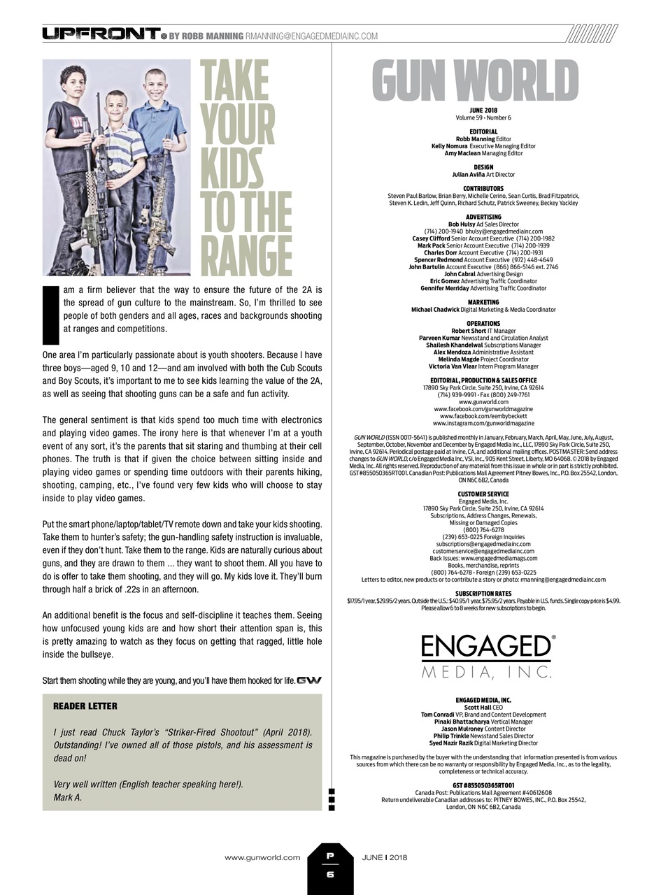 Gun World Preview Pages