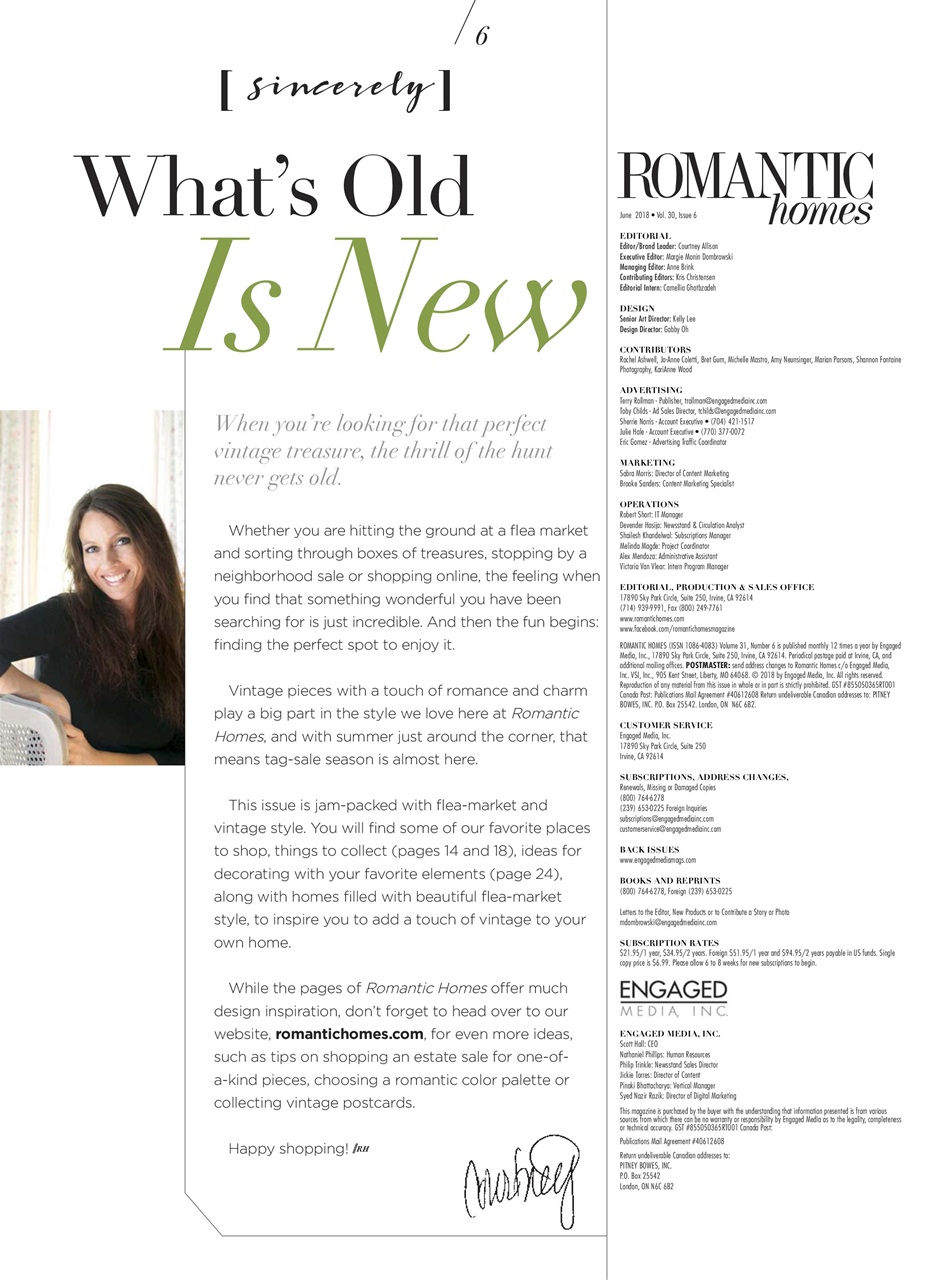 Romantic Homes Preview Pages