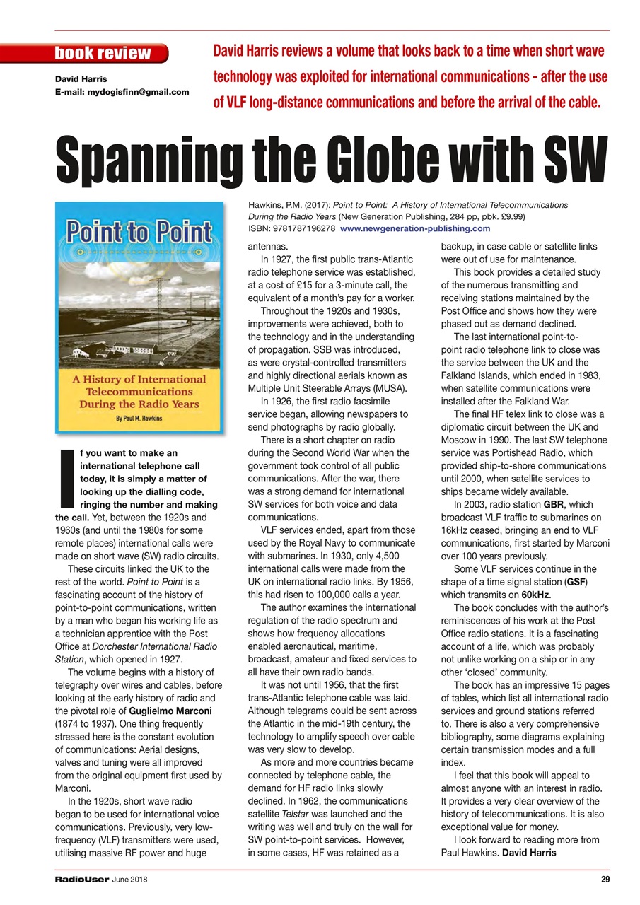 Radio User Preview Pages