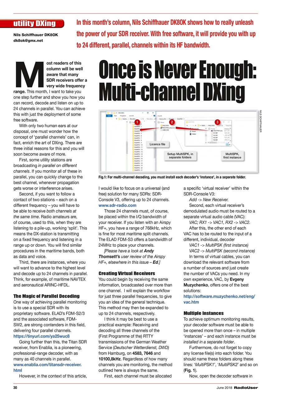 Radio User Preview Pages